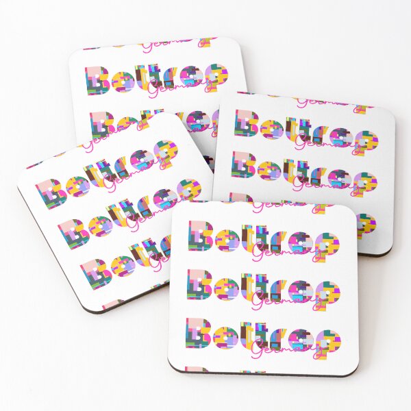 Item preview, Bottrop, Germany, Vibrant Abstract City Typography Art designed and sold by Wanderful-roads.