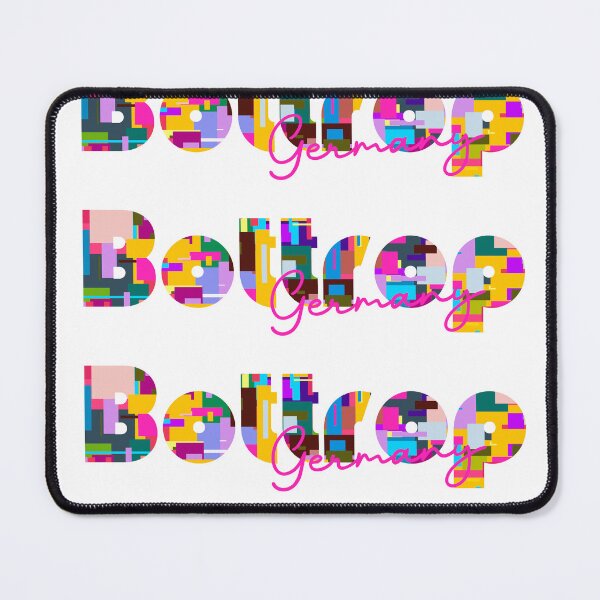 Item preview, Bottrop, Germany, Vibrant Abstract City Typography Art designed and sold by Wanderful-roads.