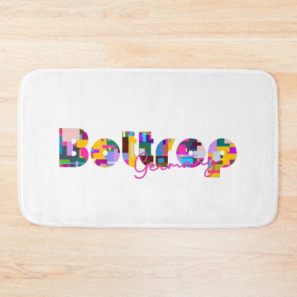 Item preview, Bottrop, Germany, Vibrant Abstract City Typography Art designed and sold by Wanderful-roads.