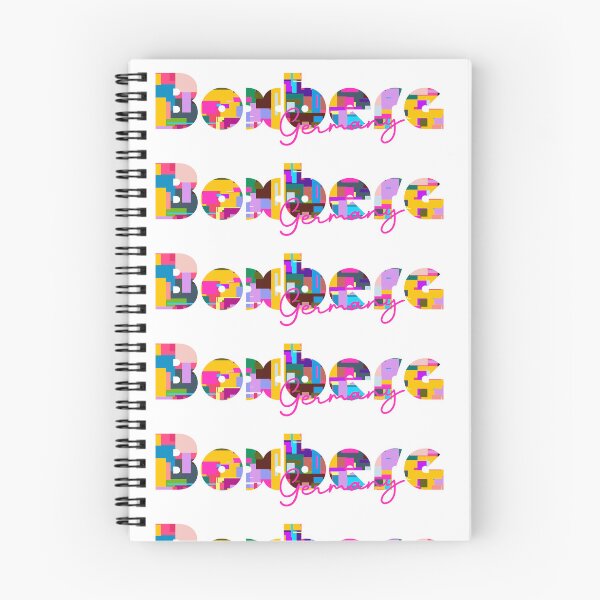 Item preview, Boxberg, Germany, Vibrant Abstract City Typography Art designed and sold by Wanderful-roads.