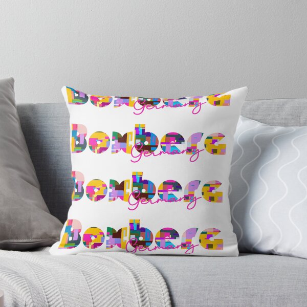 Item preview, Boxberg, Germany, Vibrant Abstract City Typography Art designed and sold by Wanderful-roads.