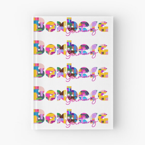 Item preview, Boxberg, Germany, Vibrant Abstract City Typography Art designed and sold by Wanderful-roads.