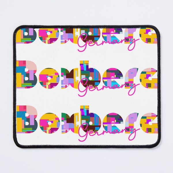 Item preview, Boxberg, Germany, Vibrant Abstract City Typography Art designed and sold by Wanderful-roads.