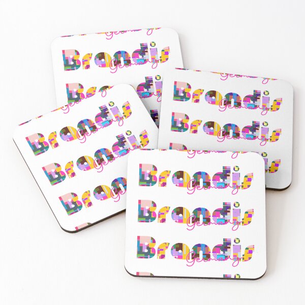 Item preview, Brandis, Germany, Vibrant Abstract City Typography Art designed and sold by Wanderful-roads.