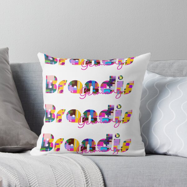Item preview, Brandis, Germany, Vibrant Abstract City Typography Art designed and sold by Wanderful-roads.
