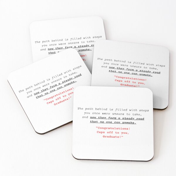 Artikelvorschau, Graduation Poem Card Set, Inspirational Graduation Art Prints, Meaningful Gift Collection, The First Step Forward entworfen und verkauft von BlareBlare.