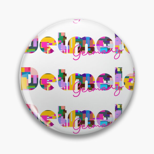 Item preview, Detmold, Germany, Vibrant Abstract City Typography Art designed and sold by Wanderful-roads.