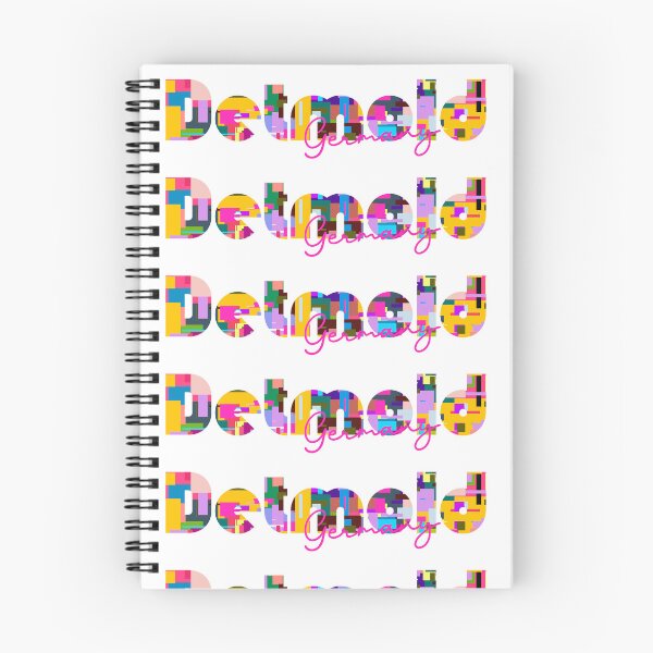 Item preview, Detmold, Germany, Vibrant Abstract City Typography Art designed and sold by Wanderful-roads.