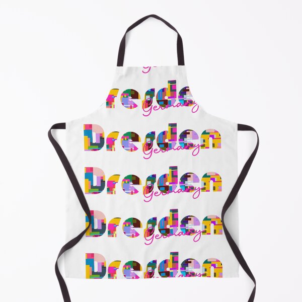 Item preview, Dresden, Germany, Vibrant Abstract City Typography Art designed and sold by Wanderful-roads.