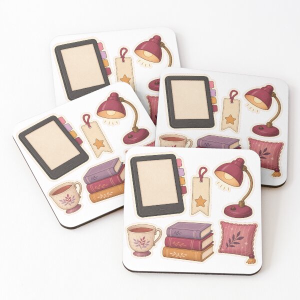 Item preview, Bookish E-Reader Sticker Pack designed and sold by BrentonAndCo.