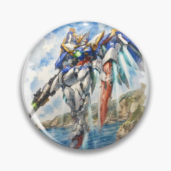 Item preview, watercolour ink art Wing ZERO Gundam HD DIGITAL artwork designed and sold by sabartgunpla.
