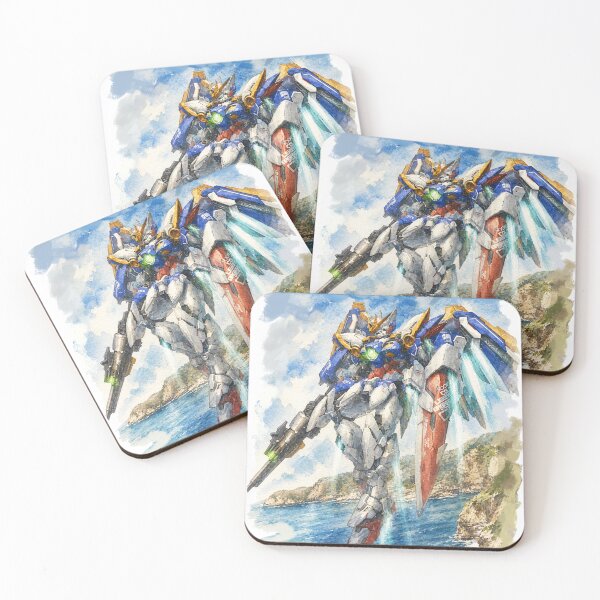 Item preview, watercolour ink art Wing ZERO Gundam HD DIGITAL artwork designed and sold by sabartgunpla.