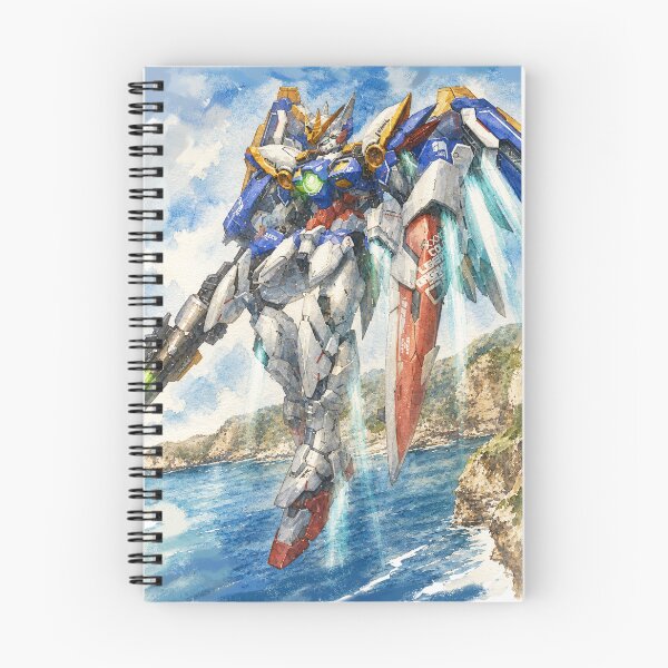 Item preview, watercolour ink art Wing ZERO Gundam HD DIGITAL artwork designed and sold by sabartgunpla.