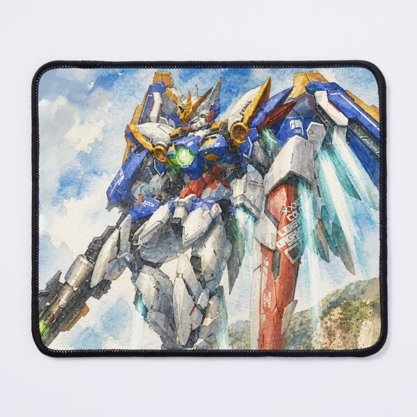 Item preview, watercolour ink art Wing ZERO Gundam HD DIGITAL artwork designed and sold by sabartgunpla.