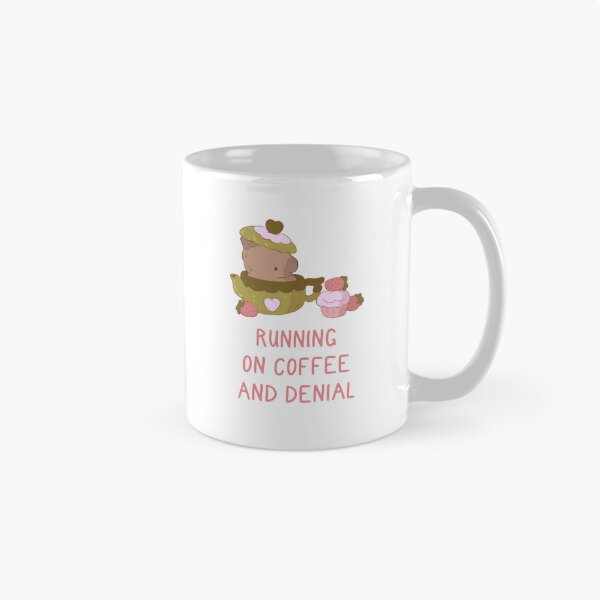 Item preview, capybara running on coffee and denial designed and sold by mind over morgan .