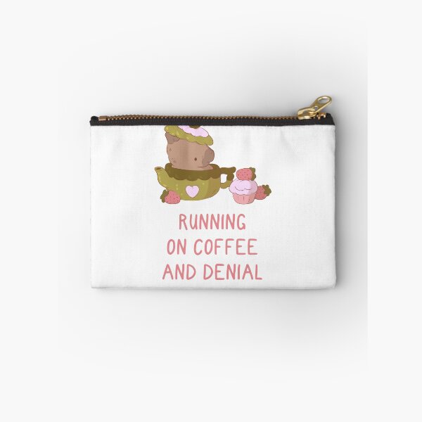 Item preview, capybara running on coffee and denial designed and sold by mind over morgan .