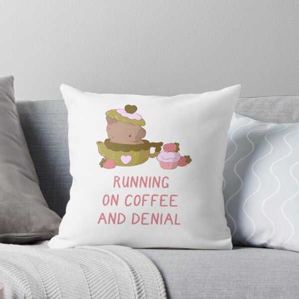 Item preview, capybara running on coffee and denial designed and sold by mind over morgan .