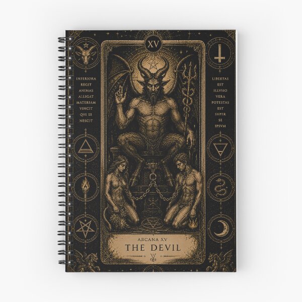 Item preview, Gothic Devil Tarot Shadow Binding designed and sold by ZetaDream.