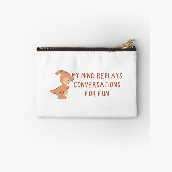 Item preview, sarcastic overthinking dinosaur  designed and sold by mind over morgan .