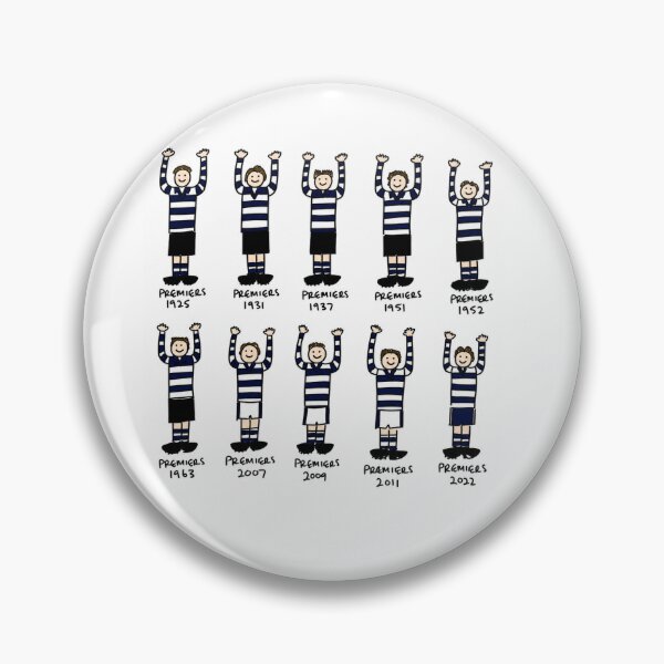 Item preview, Geelong Cats Premiers Cartoon Collection designed and sold by Luke Foran Sports Art.