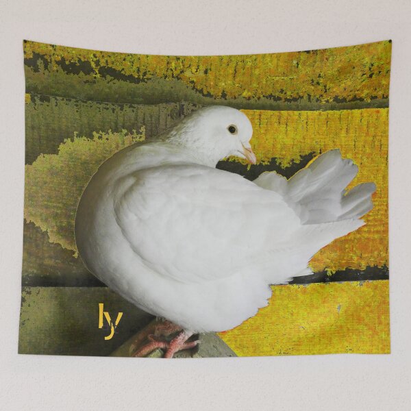 Item preview, Holding On to Peace | White Dove Strength Symbol designed and sold by lyartgallery.