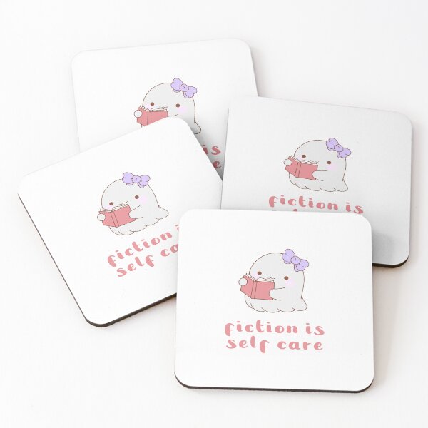 Item preview, fiction is self care bookcore ghostie designed and sold by mind over morgan .