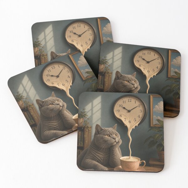 Item preview, Whispers of time and Coffee Cat designed and sold by CzipipitoStudio.