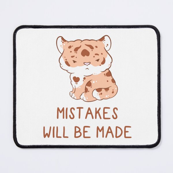 Item preview, mistakes will be made tiger  designed and sold by mind over morgan .