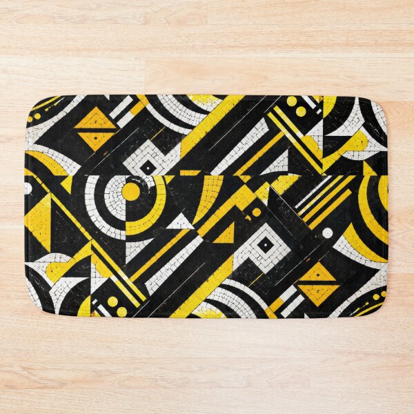 Item preview, Black Gold Geometric Mosaic Pattern | Modern Abstract Luxury Design designed and sold by ezsketch25.