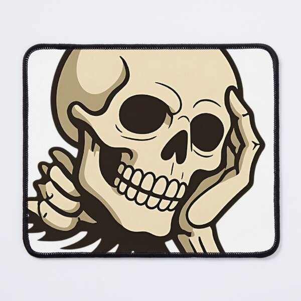 Item preview, Skull Facing Reality - Tired Grim Reaper Comic Art designed and sold by DarkOriginArts.
