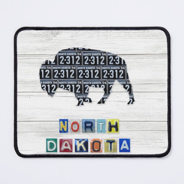 Item preview, North Dakota License Plate Buffalo designed and sold by Elisabeth Lucas.
