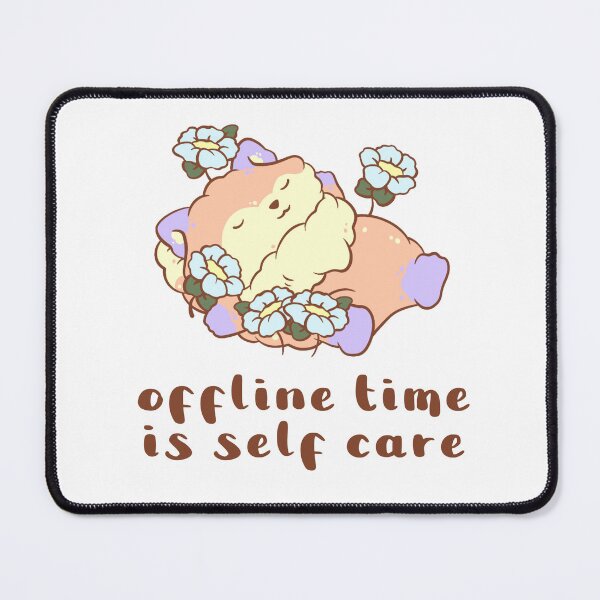 Item preview, offline time is self care time designed and sold by mind over morgan .