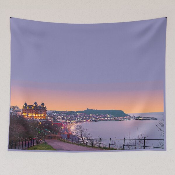 Item preview, Scarborough Dusk Panorama designed and sold by Alisonchambers2.