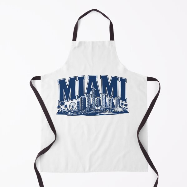 Item preview, Miami Retro Skyline – Classic Blue Florida T-Shirt Design designed and sold by Earth Celebration Designs.