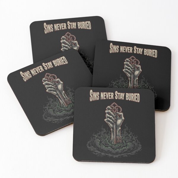 Item preview, Sins Never Stay Buried – Gothic Skeleton Hand designed and sold by printedartgoods.