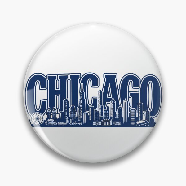 Item preview, Chicago Steel Horizon – Retro Skyline Illinois Shirt designed and sold by Earth Celebration Designs.