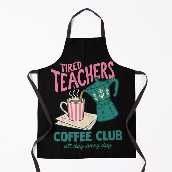 Item preview, Tired Teachers Coffee Club Cute Educator Gift designed and sold by KroghDs.