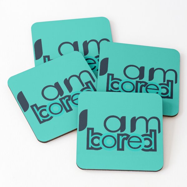 Item preview, I Am Bored - Retro Geometric Typography Relatable Mood designed and sold by Ihor Ivanov.