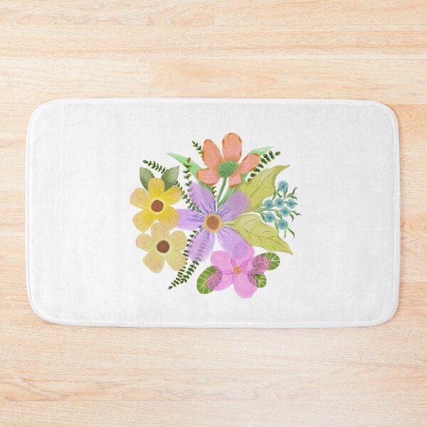 Item preview, Pastel Flowers Garden Bouquet Blooming Wildflowers designed and sold by thecoloursandme.