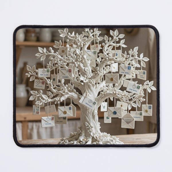 Item preview, Porcelain Envelope Tree Centerpiece Decoration designed and sold by Uniqueartai.