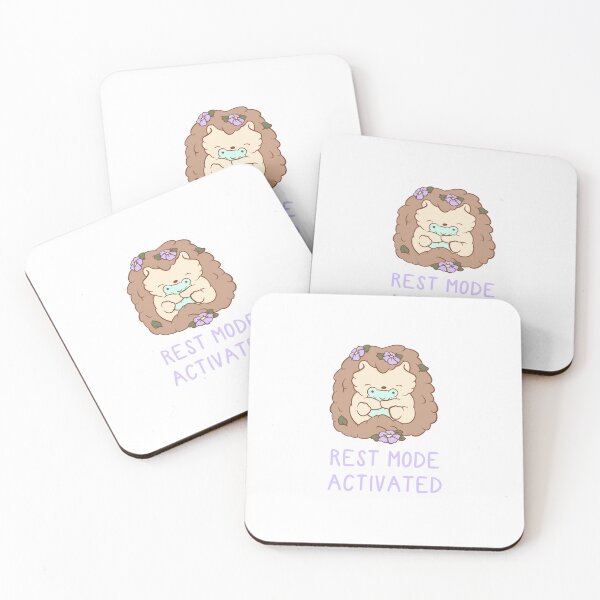 Item preview, hedgehog with rest mode activated designed and sold by mind over morgan .
