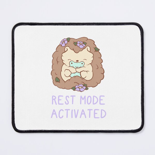 Item preview, hedgehog with rest mode activated designed and sold by mind over morgan .