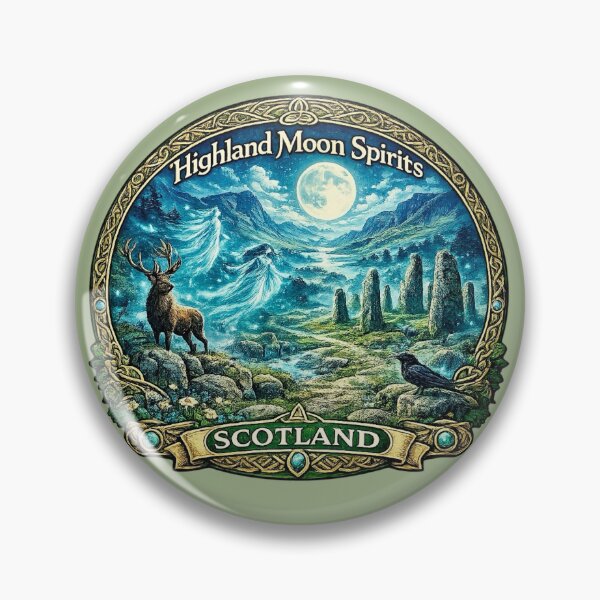 Item preview, Highland Moon Spirits Scotland designed and sold by Myra365Art.