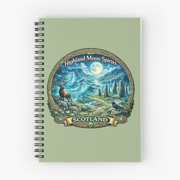 Item preview, Highland Moon Spirits Scotland designed and sold by Myra365Art.