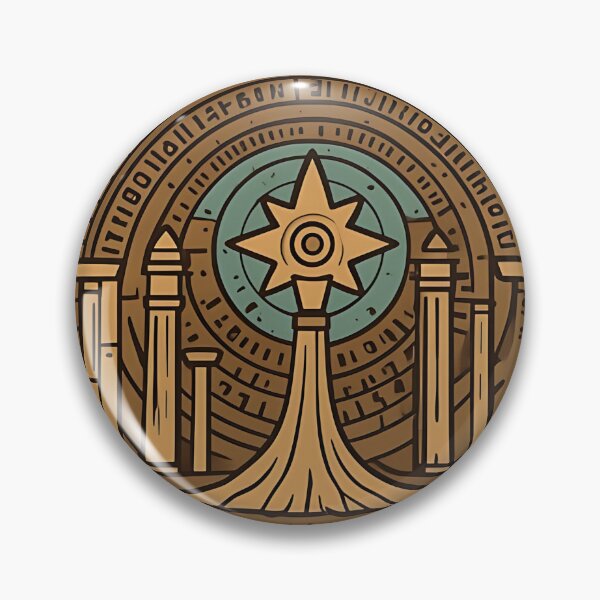 Item preview, Ancient Occult Seal - Mystic Celestial Sigil Astrolabe Art designed and sold by DarkOriginArts.