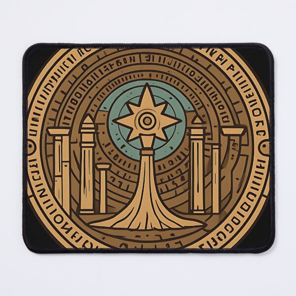 Item preview, Ancient Occult Seal - Mystic Celestial Sigil Astrolabe Art designed and sold by DarkOriginArts.