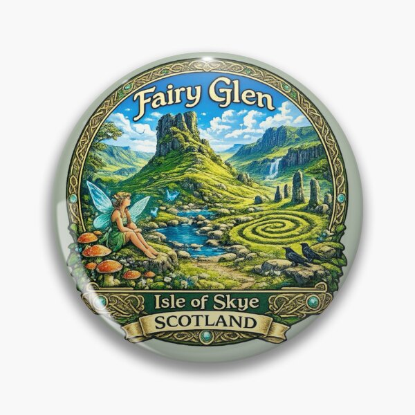 Item preview, Fairy Glen, Isle of Skye, Scotland Celtic Fantasy designed and sold by Myra365Art.