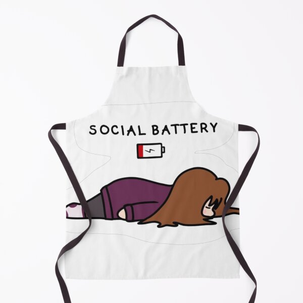 Item preview, Low Social Battery Mode – Introvert Humor Minimal Text Design designed and sold by The craft.