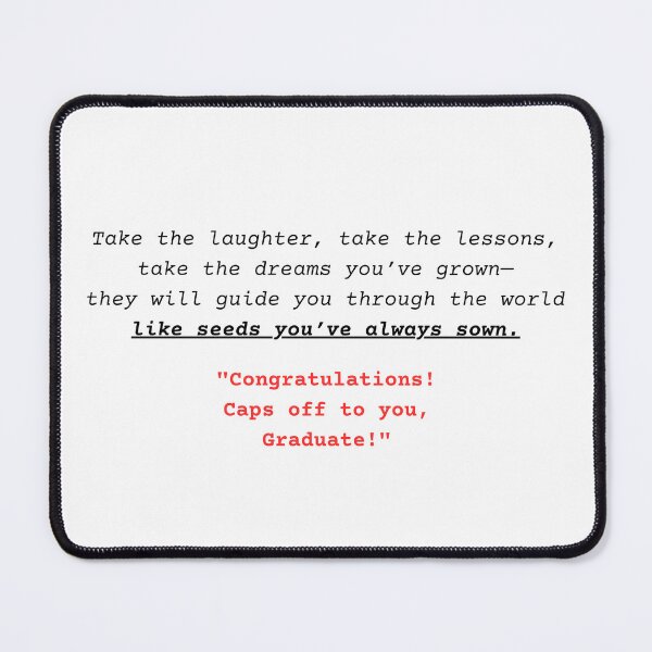 Artikelvorschau, Graduation Poem Art Print Collection, Student Card Bundle, Meaningful Achievement Gift, Carry It With You entworfen und verkauft von BlareBlare.