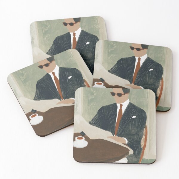 Item preview, Sprezzatura Gentleman Mid-Century Painting designed and sold by Maisonsucces.